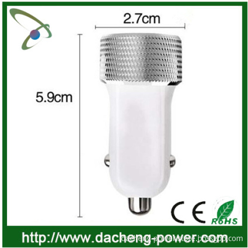5V 3.1A dual Usb car charger for Macbook pro Iphone/Tablet/Ipad/Samsung